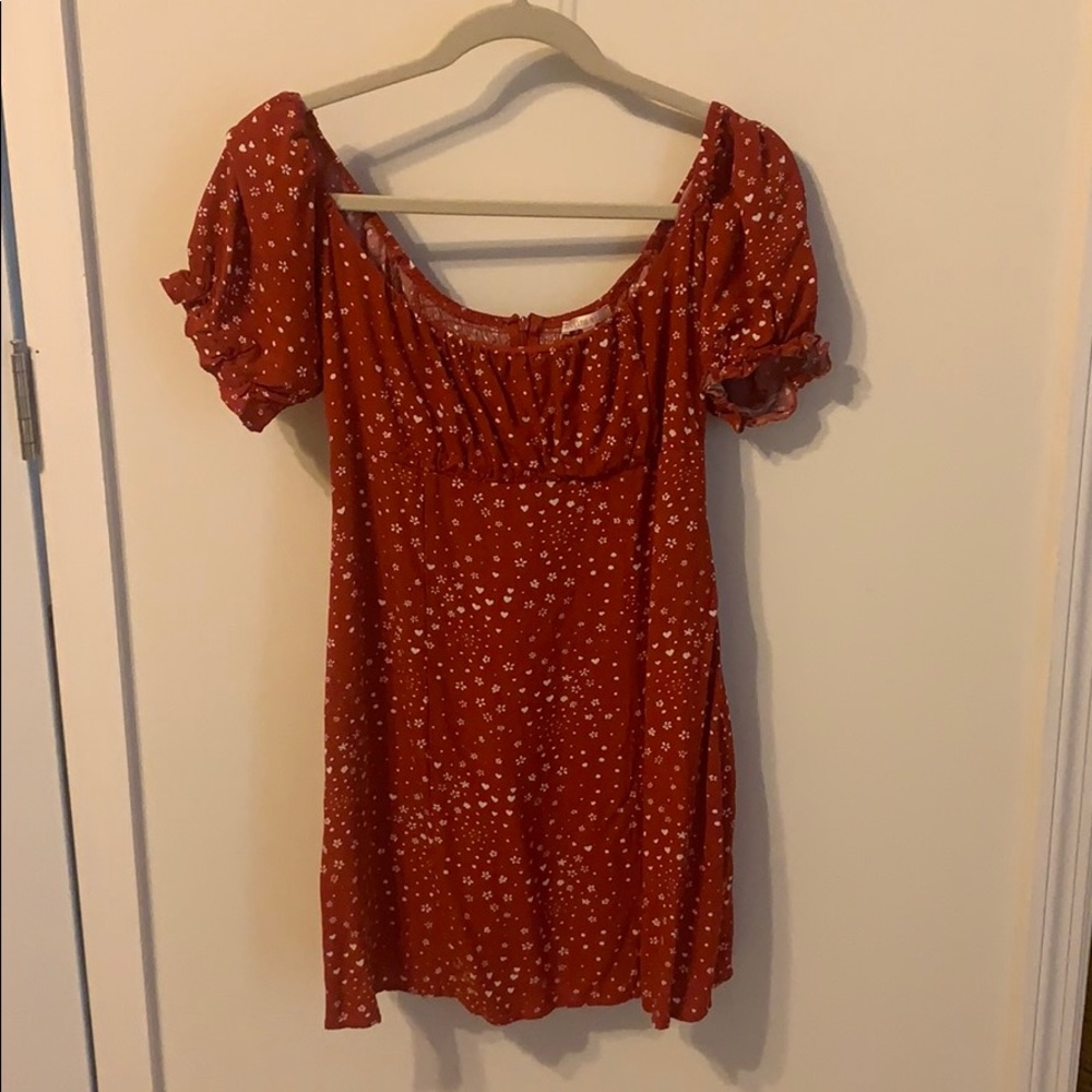 Lottie Moss red sundress
